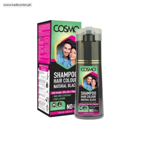 Cosmo Black Hair Color Shampoo