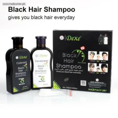 Dexe Black Hair Colour Shampoo