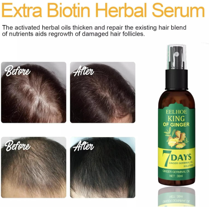 7 Days Spray Hair Growth Germinal Serum Oil