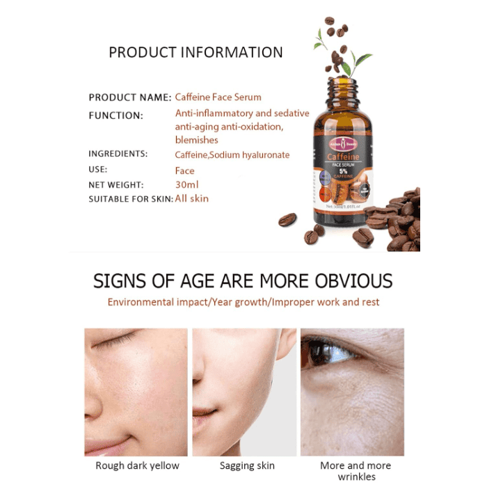 Aichun Beauty Caffeine Face Serum - Shop Online Pakistan