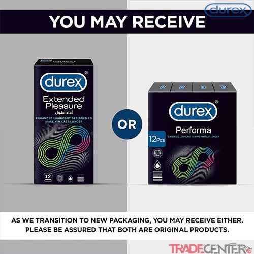 Durex Extended Pleasure Condoms 12 Pack