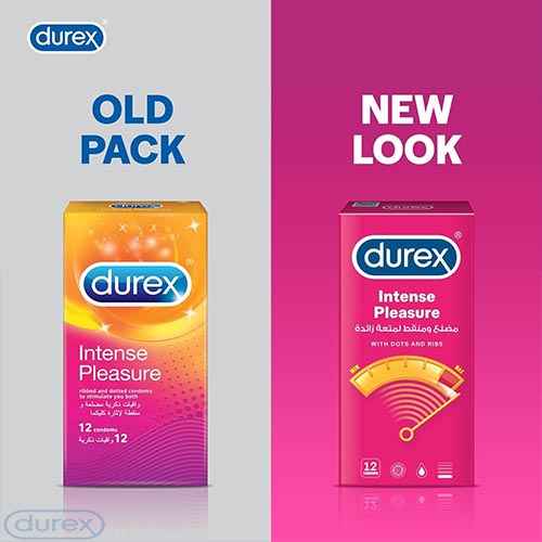 Durex Intense Pleasure Condoms 12 Pack