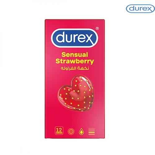 Durex Sensual Strawberry Condom 12 Pack