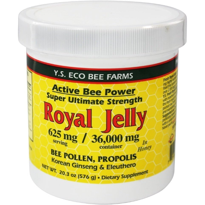 Fresh Royal Jelly + Bee Pollen, Propolis, Ginseng, Honey Mix