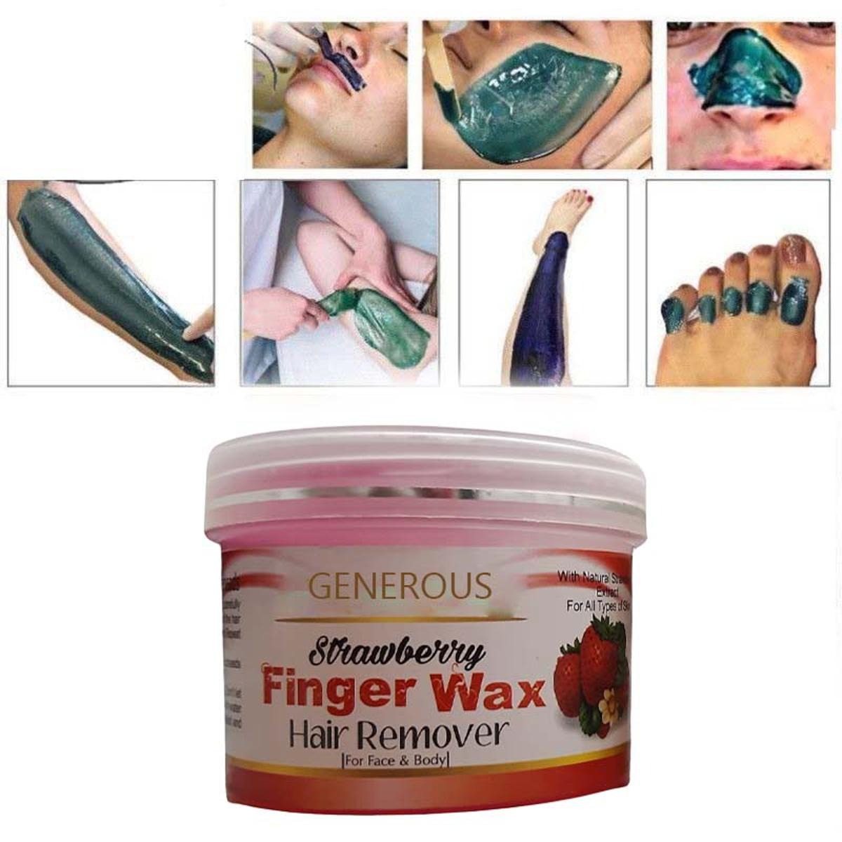 Generous Finger Wax Hair Removal