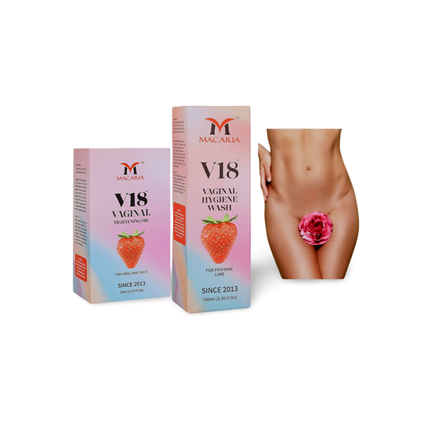 Macaria V18 Vaginal Tightening Oil & Wash