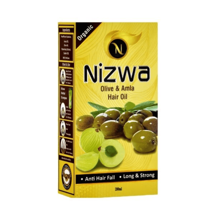 Nizwa Gold Olive and Amla Hair Oil - Shop Online Pakistan