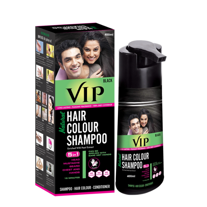 Vip Hair Colour Shampoo 400Ml