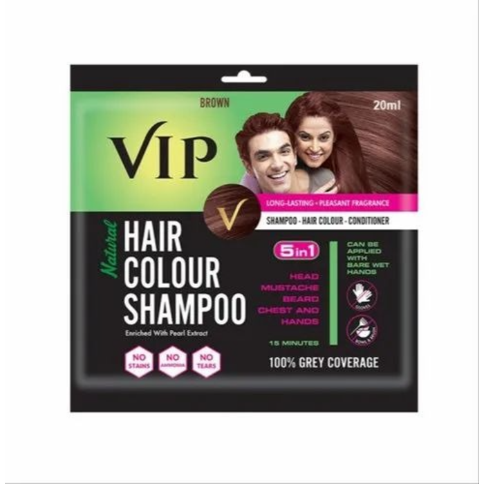 Vip Hair Colour Shampoo Sachet