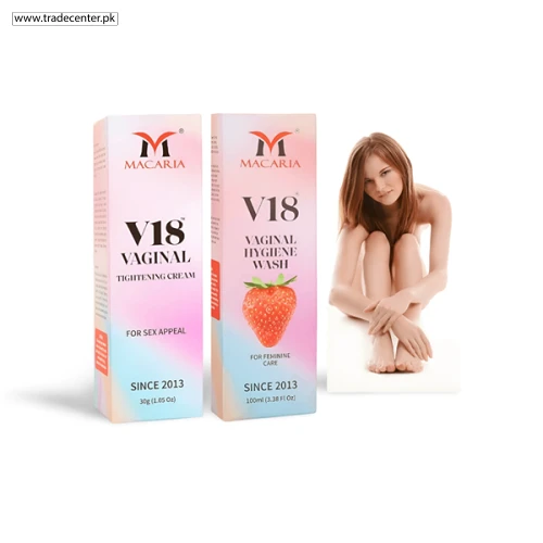 Macaria V18 Vaginal Tightening Cream Gel + Vaginal Wash