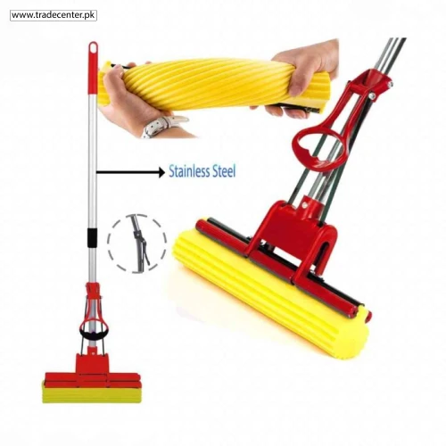 Stainless Steel Squeezable Mop